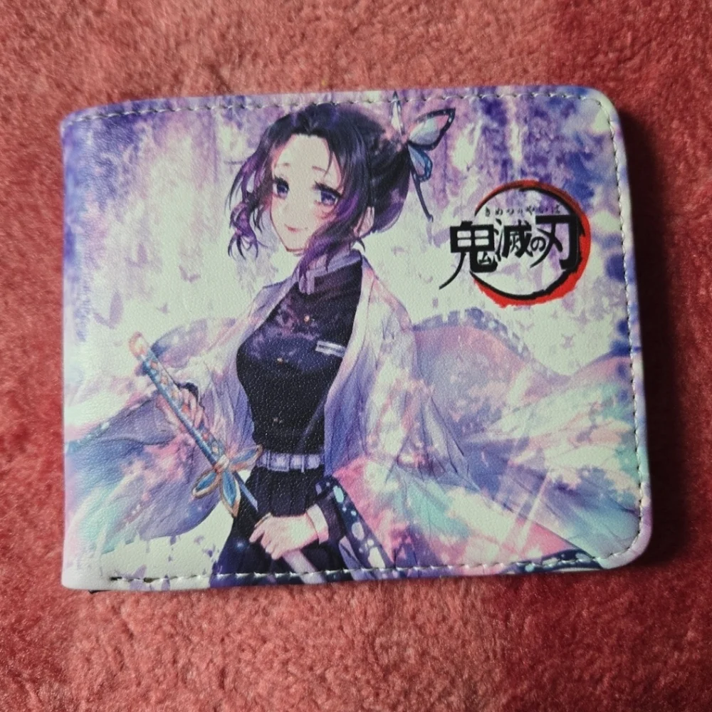 New demon slayer Shinobu Kocho anime manga leather wallet
